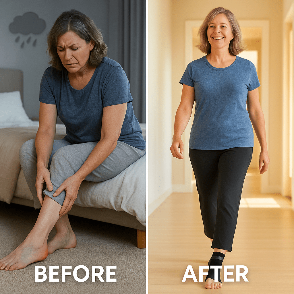 TheraRelief Foot Support FlexiRelief™ Overnight Healing Sleeve - The Only Support That Heals While You Sleep