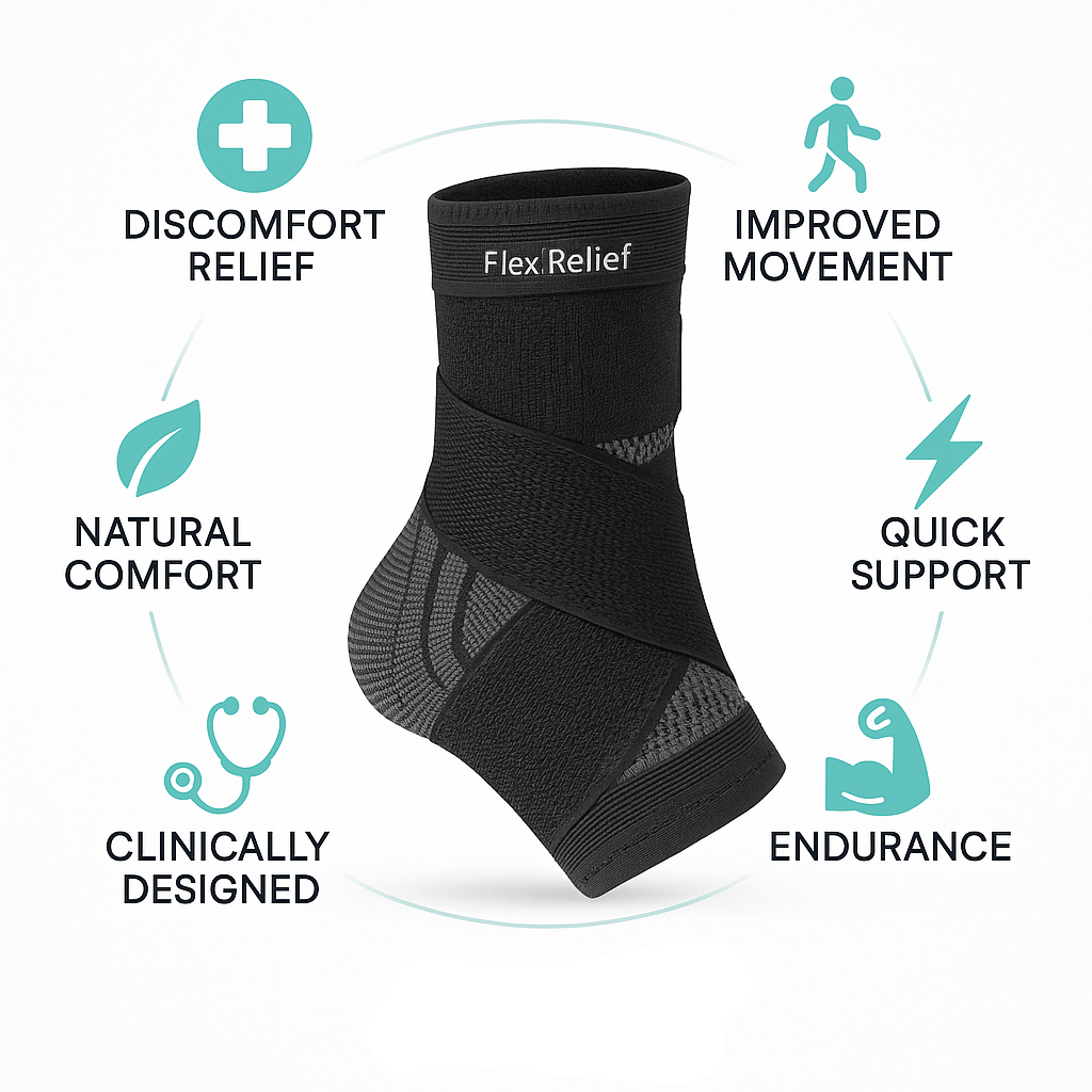TheraRelief Foot Support FlexiRelief™ Overnight Healing Sleeve - The Only Support That Heals While You Sleep