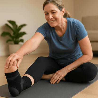 TheraRelief Foot Support FlexiRelief™ Overnight Healing Sleeve - The Only Support That Heals While You Sleep