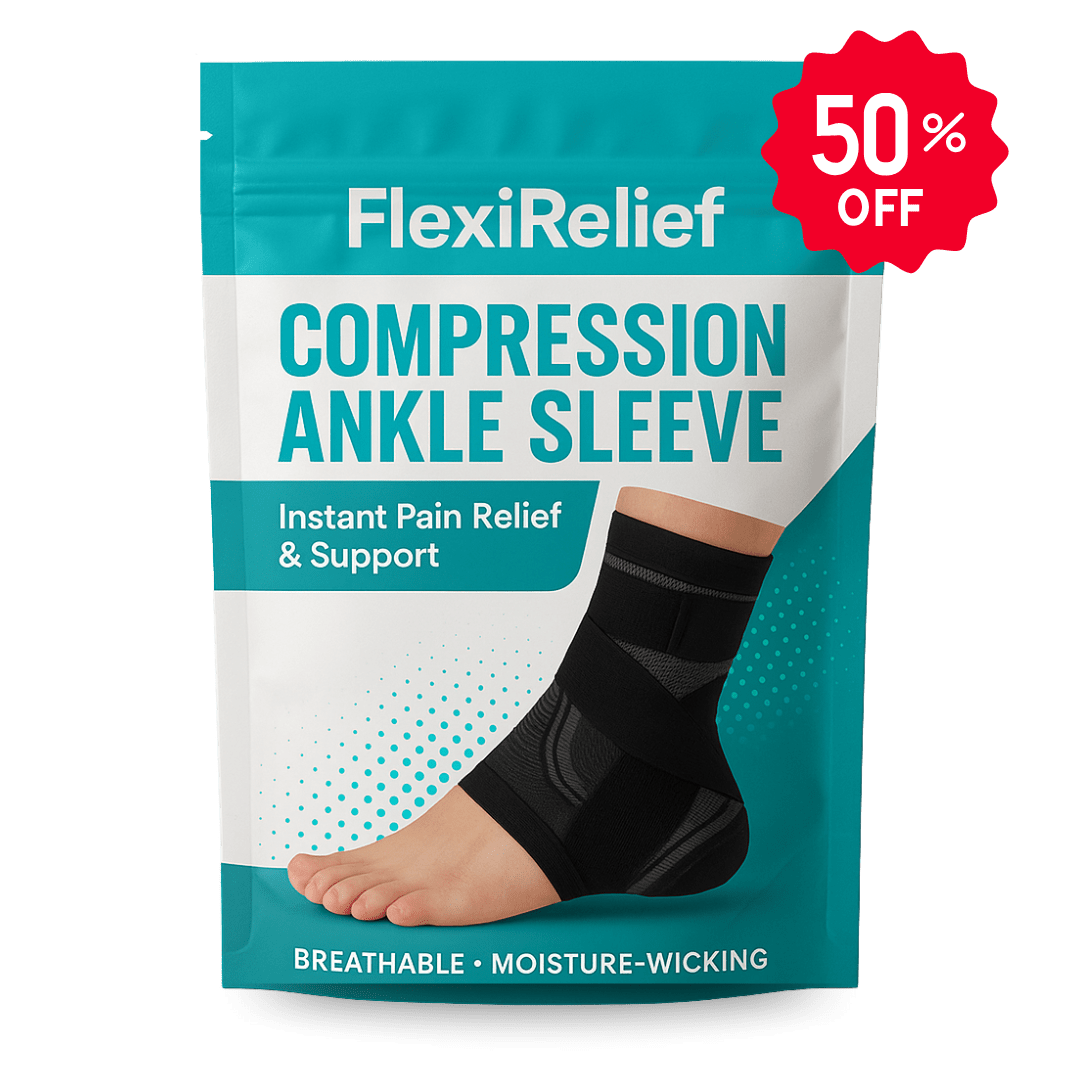 TheraRelief Foot Support FlexiRelief™ Overnight Healing Sleeve - The Only Support That Heals While You Sleep