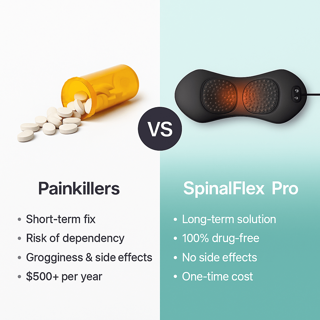 TheraRelief Lumbar Support Massager SpinalFlex Pro 3-in-1 Lumbar Support Massager- Finally, Real Relief for Your Aching Back